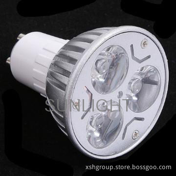 Hot selling MR16 3w spotlight led  GU5.3 GU10 DC12V AC90-265